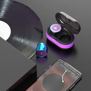 

V17 Bluetooth Speaker Portable Blueteeth Speakers Magnetic Connectable Base True Stereo Sound Bar Bass Soundbar altavoz Speakers