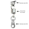 30KN Safety Rotational Device Hanging Tree Swing Swivel Aerial Dance Hammock Rope Climbing Connector Swing Accessories 4