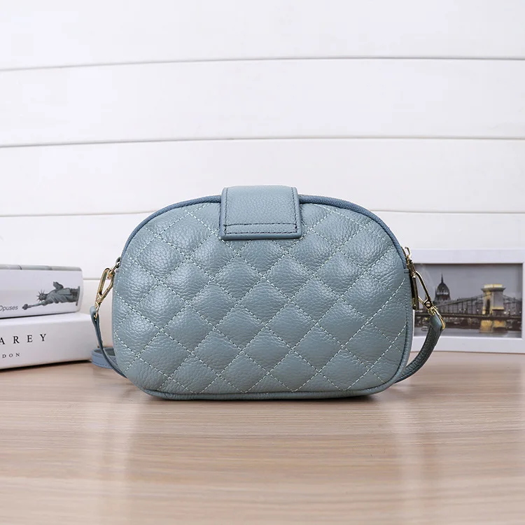 Women genuine leather messenger bag 17