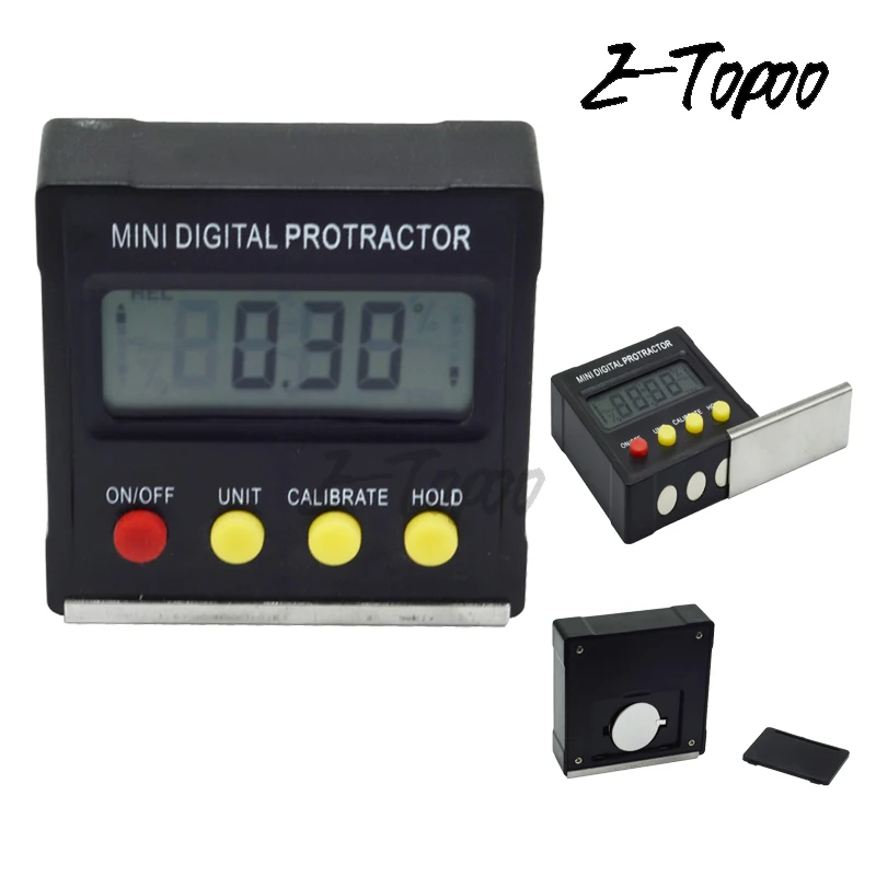 

Mini Digital 360 Degree Protractor Inclinometer Electronic Level Box Magnetic Base Measuring Tools