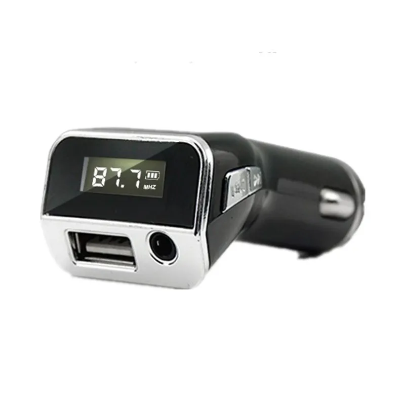 Newest M81 Car MP3 Player Hands Free FM Transmitter AUX Port Cigarette Lighter USB Auto Charger 