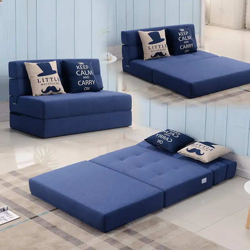 Folding Lazy Sofa Bed Tatami Hard Mattress Single Double Living Room Bedroom Study Small Apartment E Saving
