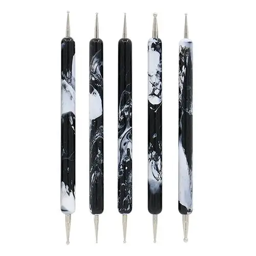 

5 Pcs/Set Nail Art Design Double Ended Dotting Painting Drawing Pens DIY Tools Nails Accessories Manicure Tools Kit