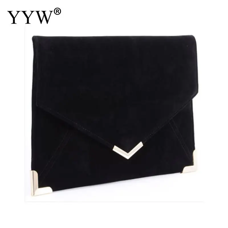 Designer Wedding Bridal Party Velvet Envelope Clutch bag Evening