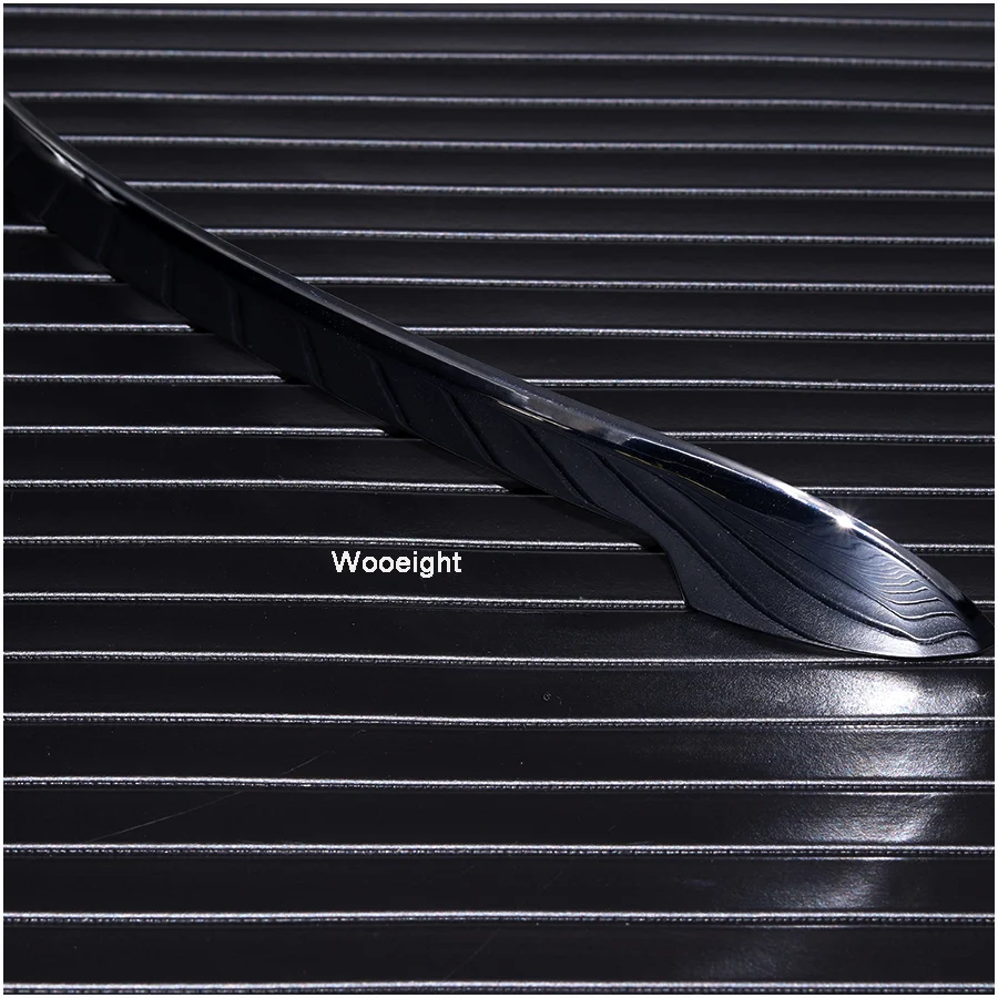 Wooeight 2Pcs For Audi A4 B9 Sedan Saloon 2017 2018 ABS Chrome Side Door Rear View Mirror Cover Strip Side Mirror Trim Sticker (7)