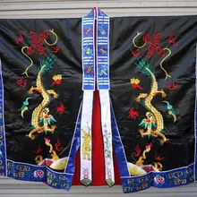 8 цветов черный/белый/синий даосский носок вышитый дракон даосская одежда костюмы Ssangyong одежда халат униформа