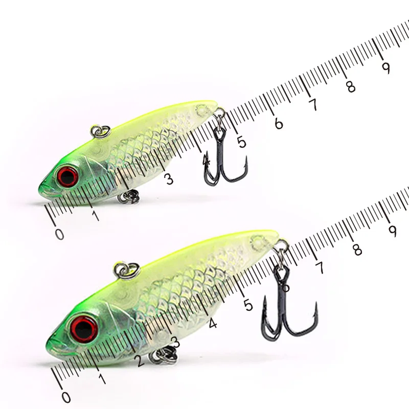 المملكة جيدة الصيد السحر VIB جودة المهنية الطعم 5 سنتيمتر 6.5 سنتيمتر غرق الصيد إغراء Crankbait 6 # أو 10 # VMC هوك نموذج 3512