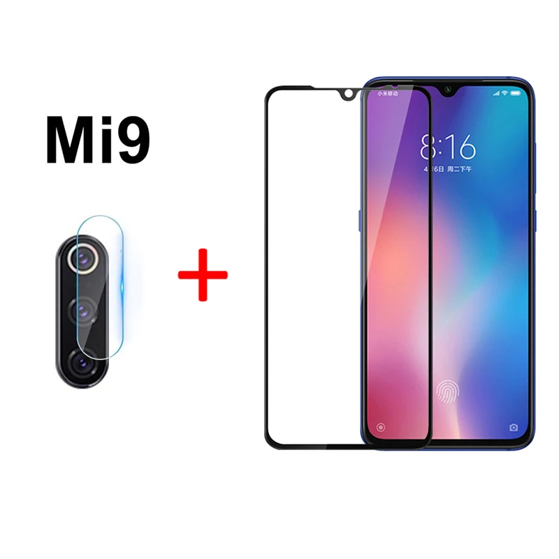 2-в-1 mi 9 Камера объектив из закаленного Стекло на Xiaomi mi 9 mi 9 Защита для экрана камеры Стекло Xao mi 9 mi 9 защитные пленки