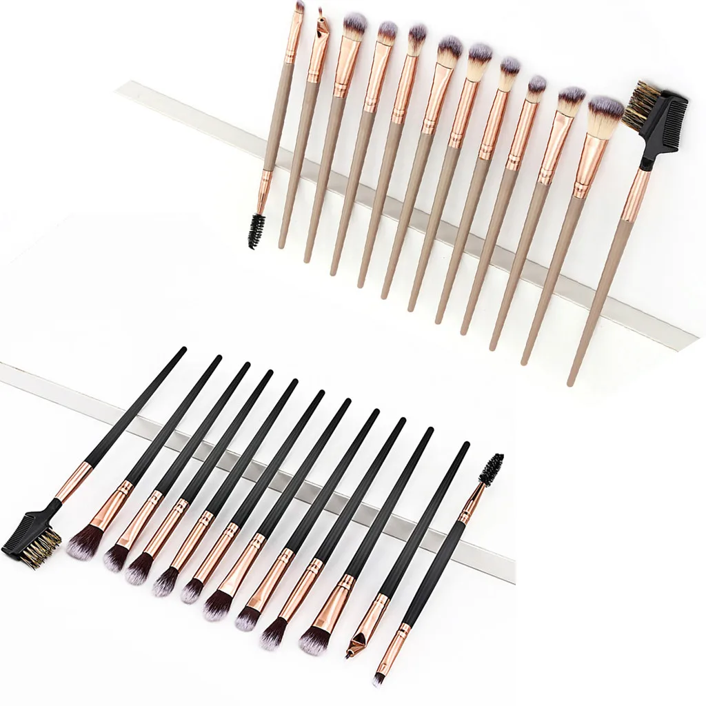 

12PCS Women's Makeup Brush Set Foundation Cosmetic Eyebrow Eyeshadow Brush Makeup Brush Sets Tools L58