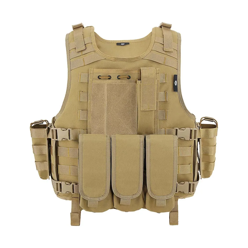 MGFLASHFORCE Laser-Cut Modular Adjustable Lightweight Tactical Vest 