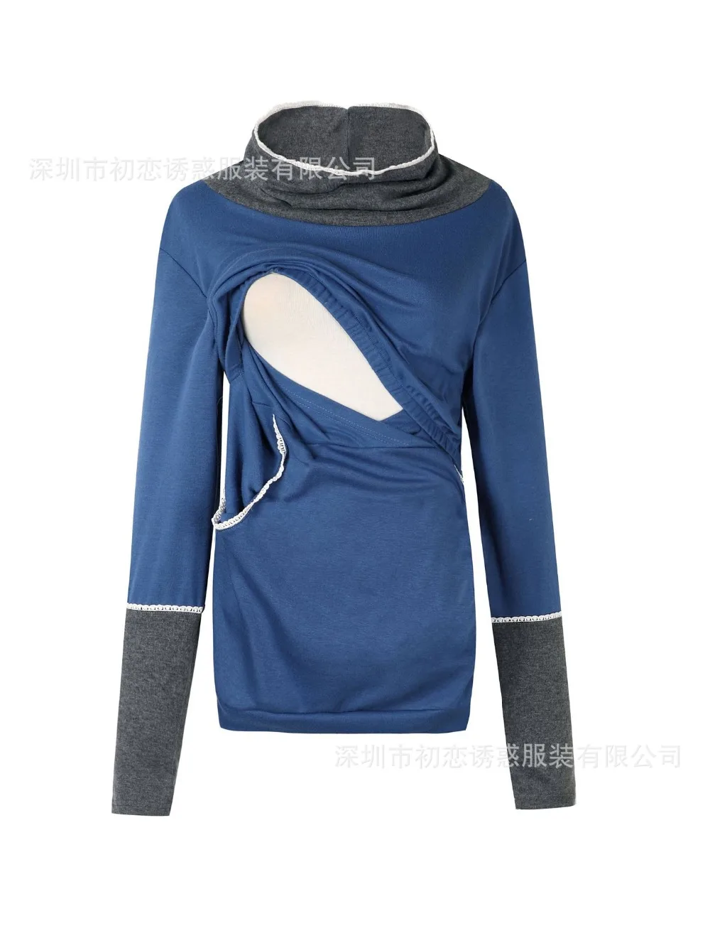 S-2XL Pregnancy Autumn Clothes Warm Women's Maternity Hoodies Hooded Hoodies Outwear Pregnancy Coats Winter Maternity Clothes (2)