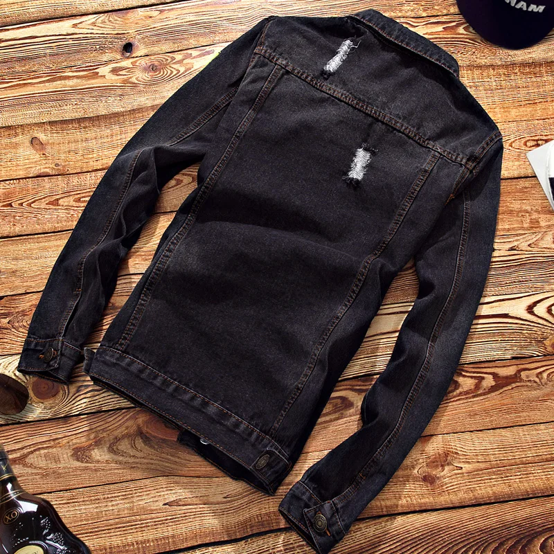 New Denim Jacket Men College Outwear Jeans Jacket and Coats Korean Style Windbreaker Jacket Wind Breaker Casual Jackets New Denim Jacket Men College Outwear Jeans Jacket and Coats Korean Style Windbreaker Jacket Wind Breaker Casual Jackets