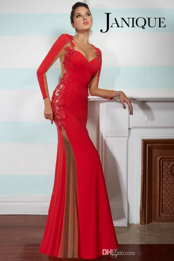 Vintage Red Evening Dresses