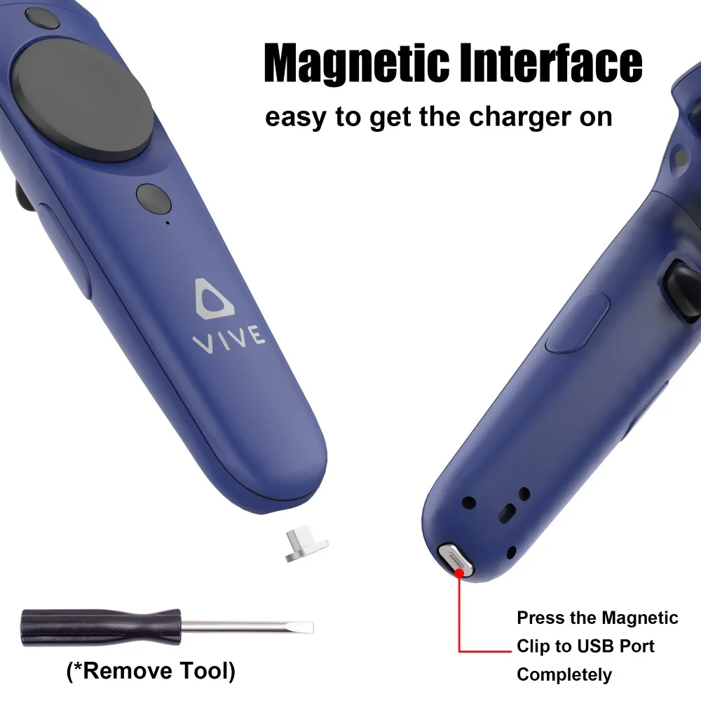 Контроллер беспроводной магнитной адсорбции зарядка двойная зарядная станция для htc VIVE/PRO VR контроллер двойная ручка зарядка