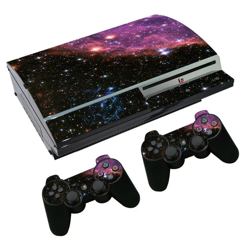 

Vinyl Skin Sticker For PS3 Fat Console with 2 pcs controllers Starry Sky