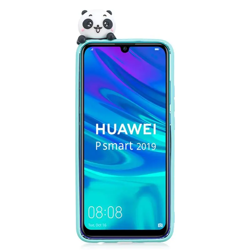 Чехол для Huawei P Smart 2019 чехол Honor 10 Lite силиконовый DIY с 3D пандой Funda Lite|Бамперы| |