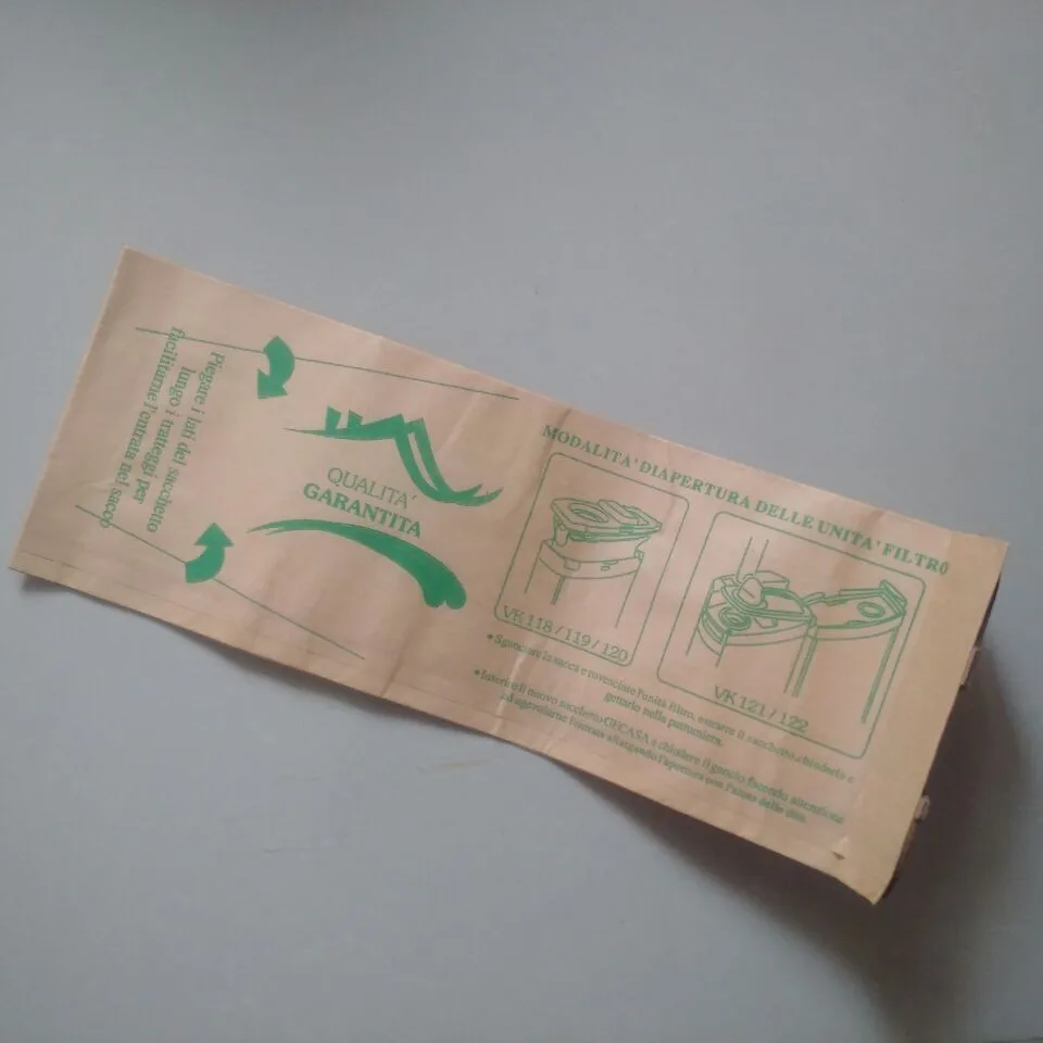16pcslot  hoover robot vacuum cleaner parts Dust Bags for VK118 VK119 VK120 VK121 VK122 Paper bag garbage bags Free shipping2