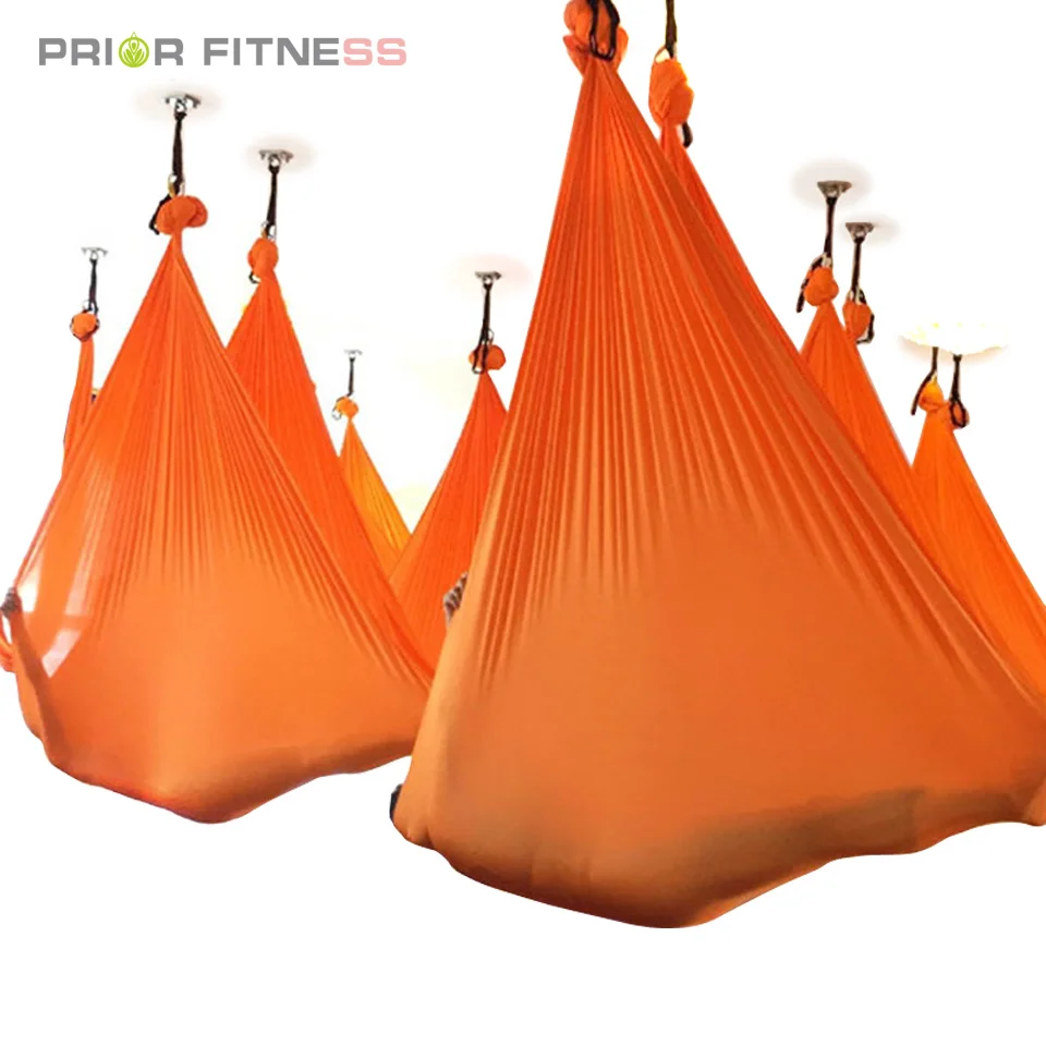 

Elastic 6 meters 2019 Aerial Yoga Hammock Swing Latest Multifunction Anti-gravity Yoga belts for yoga training Yoga for sporting