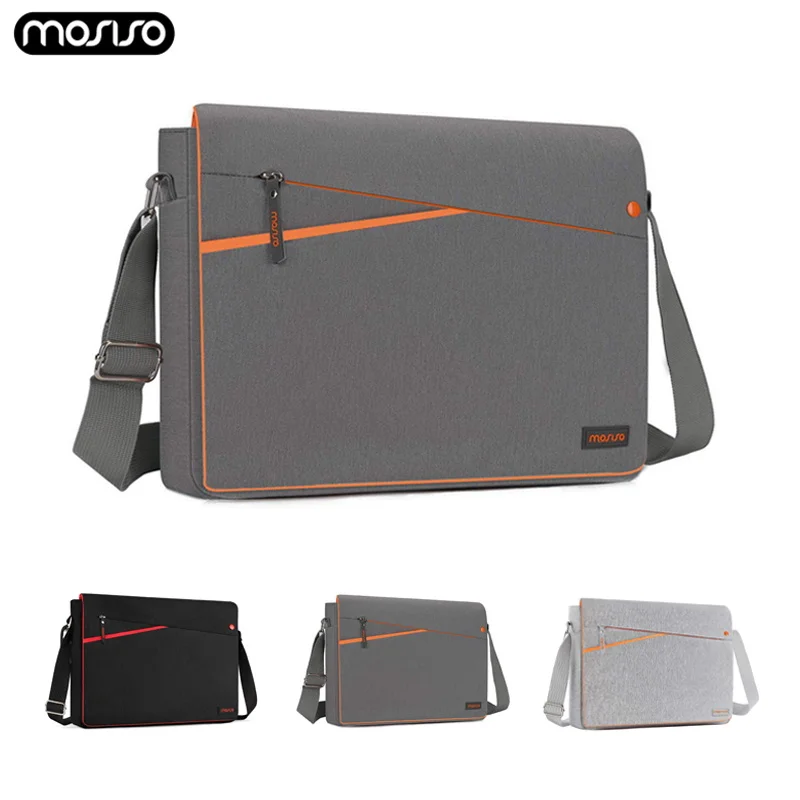 Сумка MOSISO для ноутбука 13 3 14 15 6 дюймов водонепроницаемая сумка MacBook Dell HP Lenovo через