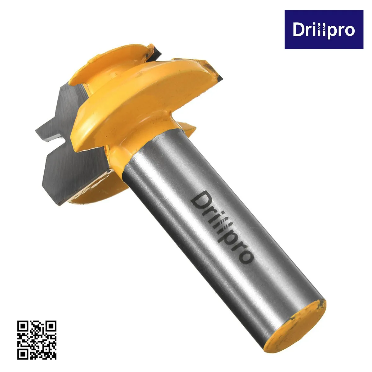 Drillpro фреза с блокировкой 45 градусов 1/" шток 1/2" хвостовик шип резец деревообрабатывающий фреза твердая закаленная сталь