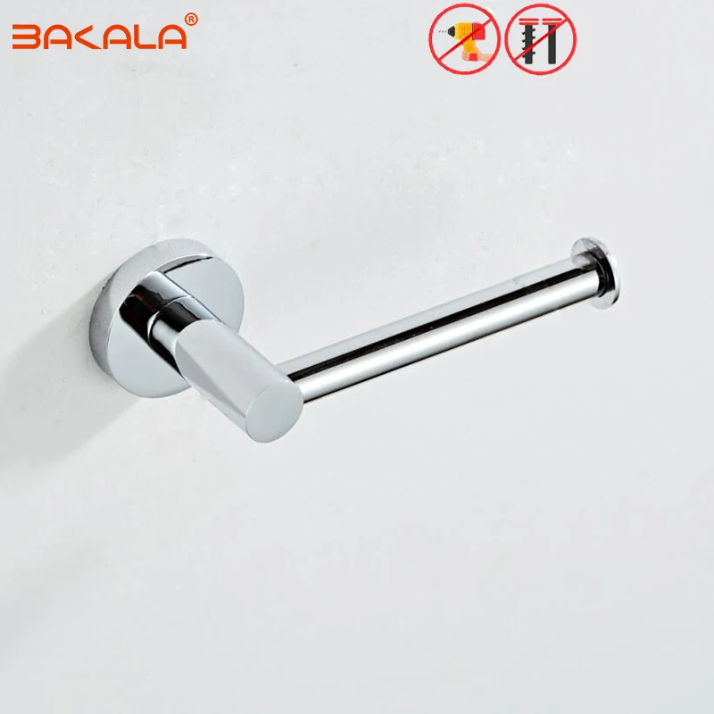 

Stainless Steel Paper Holder Kitchen Hanger Tissue Roll Towel Rack Toilet Bathroom Accessories Hanging Organizer Storage Holder