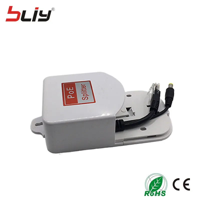 

100M water-proof POE splitter water proof PD splitter Active Isolated PoE Splitter IEEE802.3af/at 12v Waterproof Gigabit poe