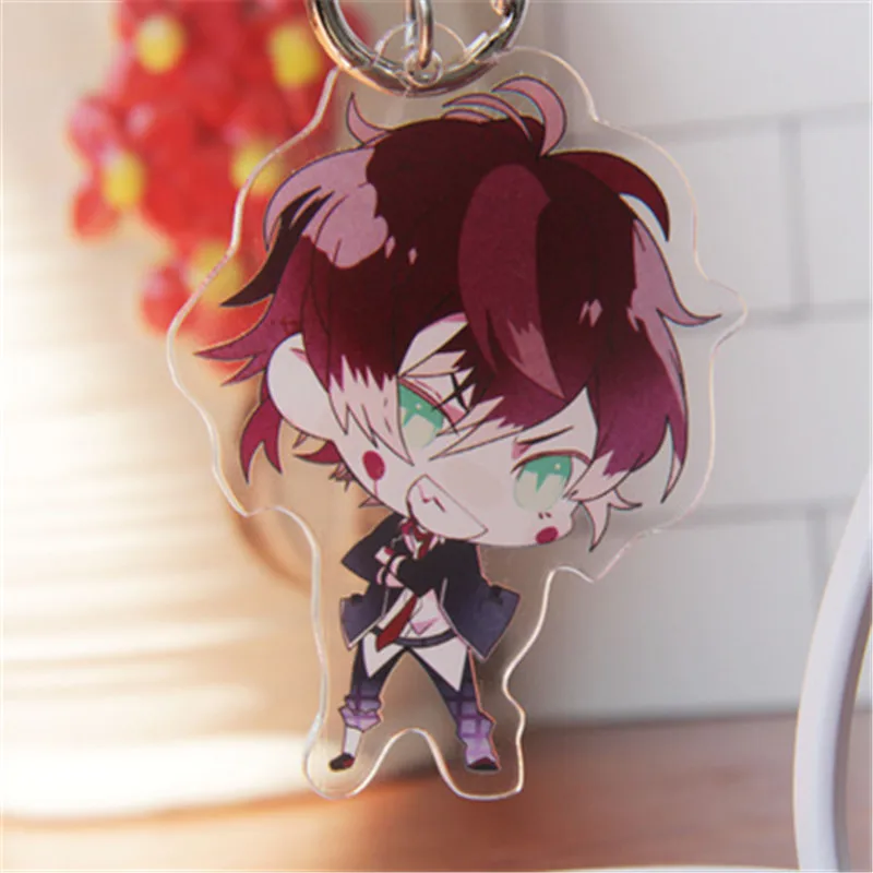 Аниме DIABOLIK LOVERS Ayato Kanato Laito Shu Reiji Ruki Subaru брелок для ключей Хэллоуин косплей брелок кулон Рождественская игрушка - Цвет: I