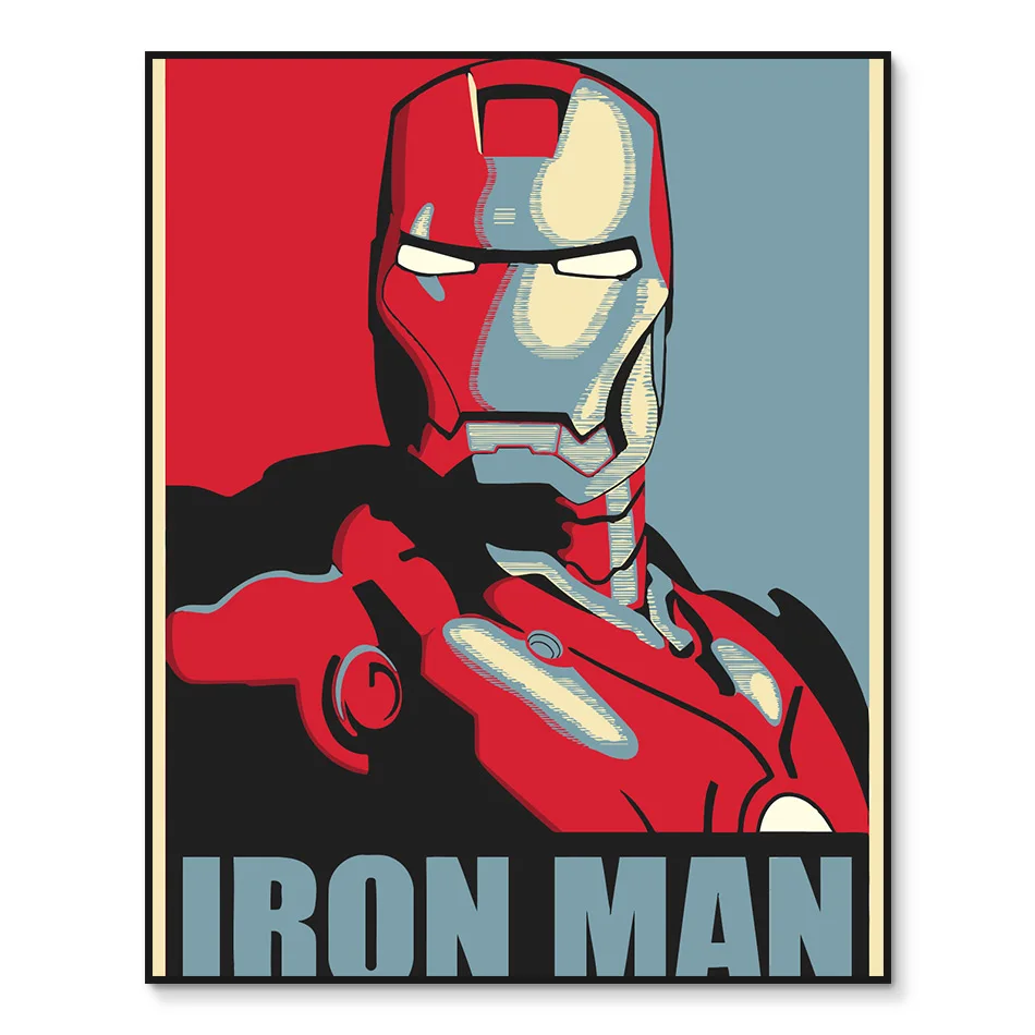 

Painting by Numbers The Avengers iron Man Painting on Canvas Super hero Drawing by Numbers for Adults Crafts Home Decor