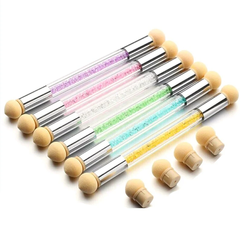 1 компл. профессиональный блеск порошок сбор расставить градиент Pen Brush + 4 шт.