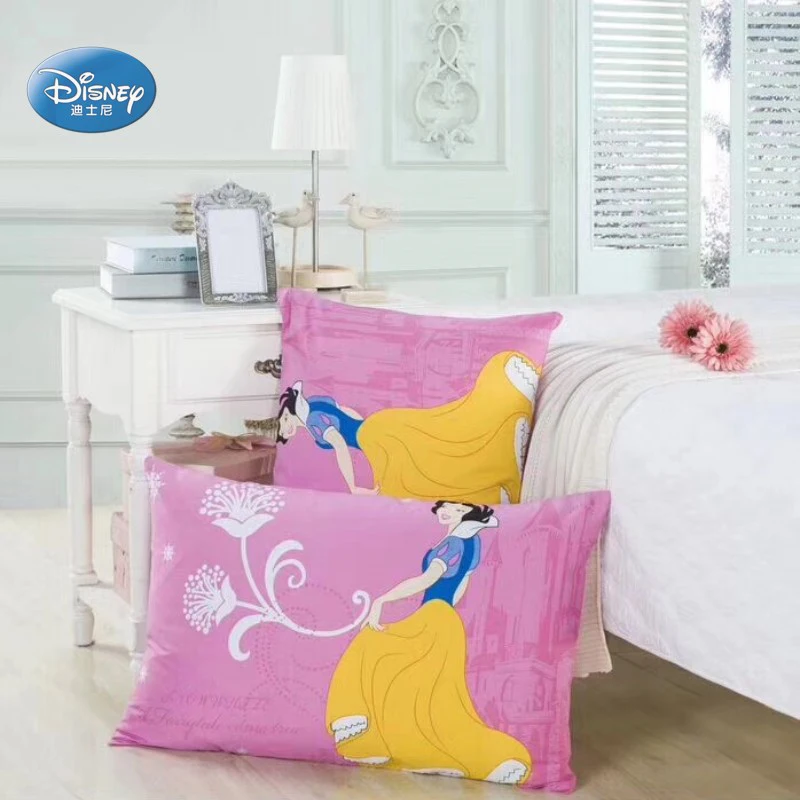 Скидки! Disney 100% хлопок наволочки 2 шт мультфильм Микки Минни Принцесса пара