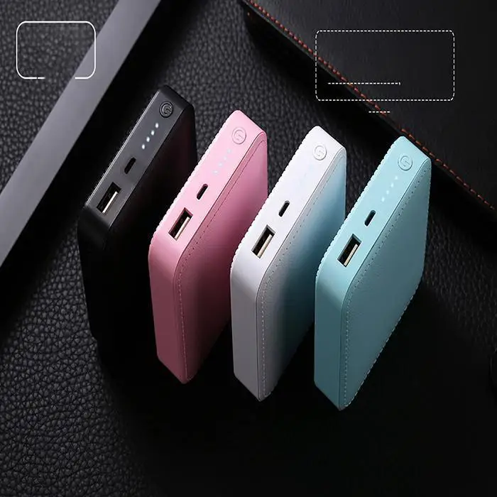 15000 Mah Fashion Mini Power Bank Double Usb External Battery Portable Phone Charger Powerbank For Xiaomi Iphone X Samsung