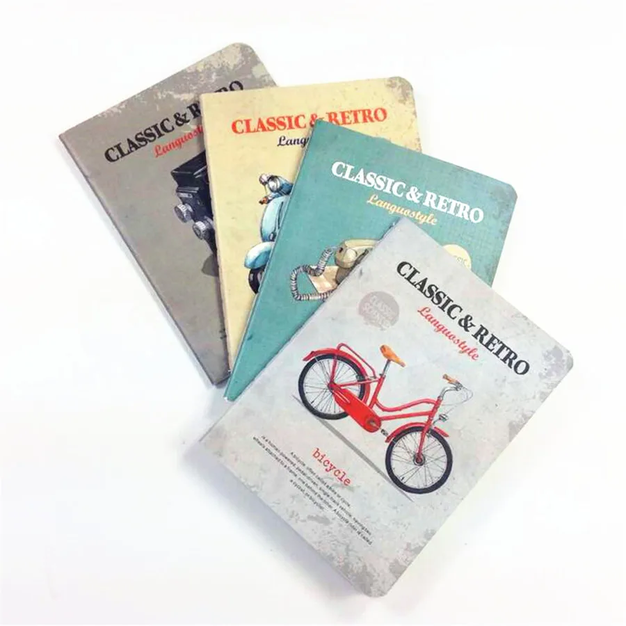 

1pcs/lot Vintage Old objects series Kraft paper notebook journal Diary Notepad Stationery student supplies
