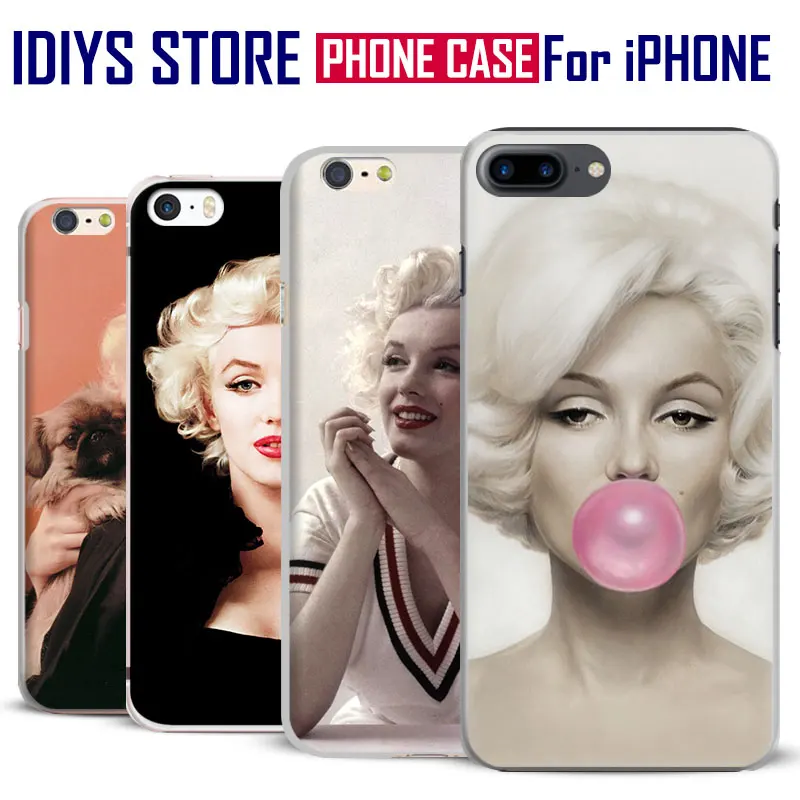 

Sexy Lady Marylin Monroe Fashion Design Phone Case Cover Shell Bag For Apple iPhone 7PLUS 7 6SPLUS 6S 6PLUS 6 5 5S SE 4 4S