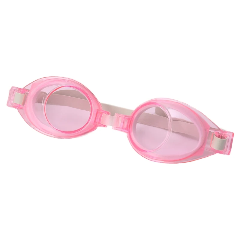 Детские силиконовые водонепроницаемые очки для плавания, противотуманные детские очки для плавания в бассейне, аксессуары для плавания для мальчиков и девочек, Прямая поставка - Цвет: Розовый