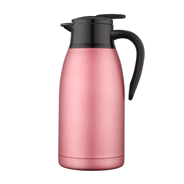 Best Offers 68 Oz 18/8 Stainless Steel Thermal Carafe / Double Walled Vacuum Thermos / 12 Hour Heat Retention / 2 Litre
