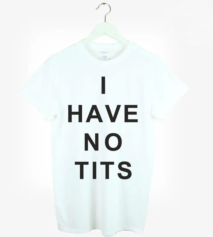 Women /"I have no Tit s/" crop Top