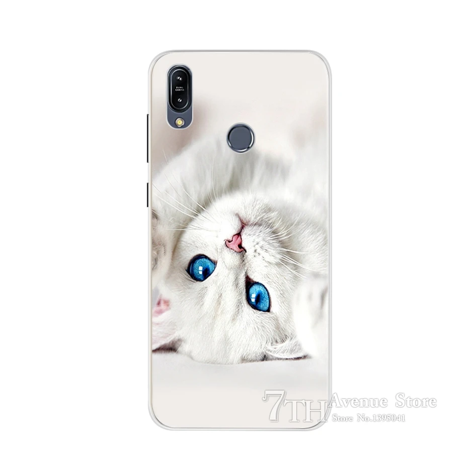 Милый мягкий чехол из ТПУ для Asus ZenFone Max Pro M1 ZB602KL силиконовая задняя крышка бампер