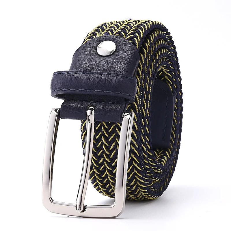 Ремень эластичный мужской 1 3/8 дюйма из текстиля и кожи|belt loop|belt leggingsbelted cow belts |