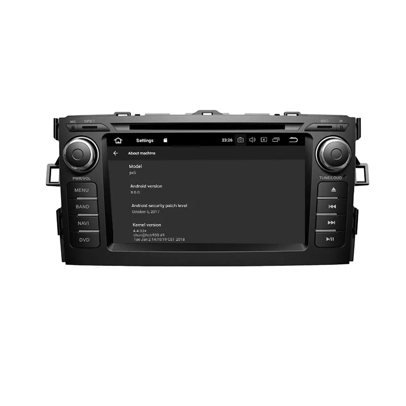 Best OZGQ Android 8.1 Car Radio Player For 2008-2011 Toyota Auris Auto GPS Navigation Headunit BT Radio TV Audio Video Stereo 3