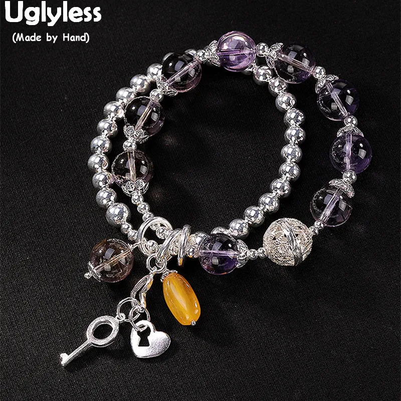 Handmade Silver Jewelry Necklace Bracelet Earrings Charm 11MM Sterling Silver Hollow Ball Bead Pendant Charm