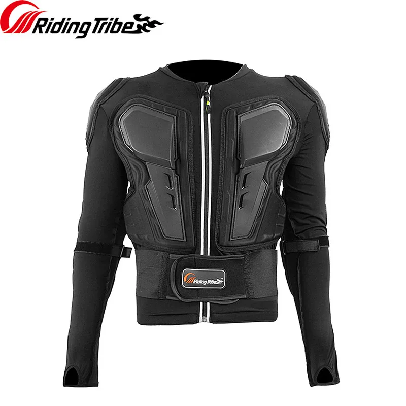 Мужская и женская мотоциклетная куртка Body Armour Moto rbike Riding эластичная защитная одежда для безопасности Rider Защитное снаряжение HX-P20 - Цвет: Black