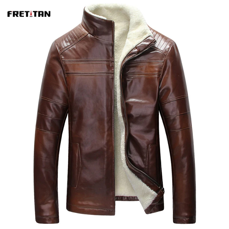 fur lined leather jacket