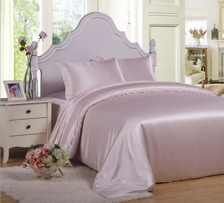 Light pink light blue voilet color 100% mulberry silk