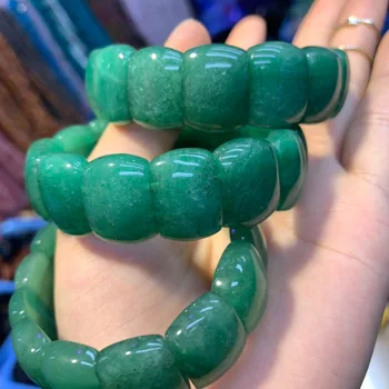 

green aventurine jades beads bracelet natural stone bangle for woman for gift wholesale !