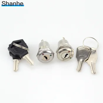 

100pcs Key Switch ON OFF Lock Switch