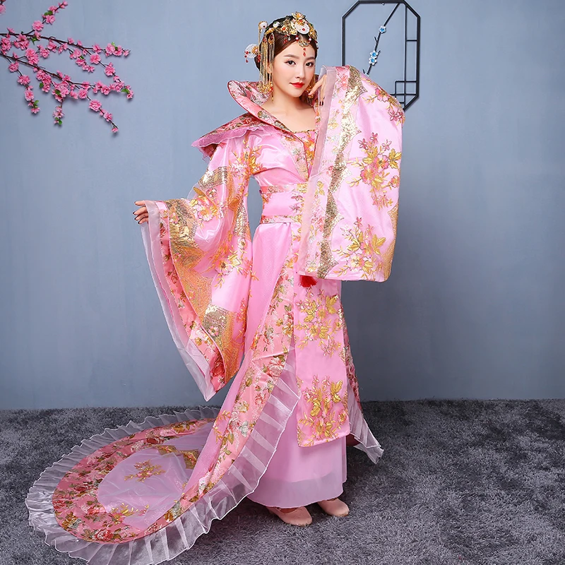 Восточная Hanfu национальная Древняя китайская королева косплей костюм принцессы одежда леди сценическое платье belle великолепное традиционное Hanfu