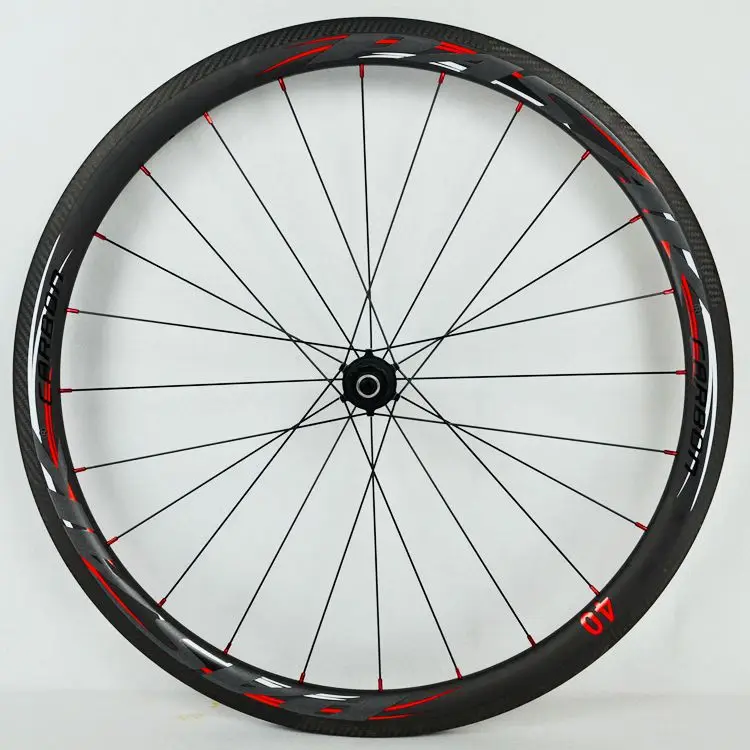 Cheap 2018 PASAK Carbon fiber road bike bicycle full carbon wheels C/V brake 40/55 rim wheelset clincher wheel 4