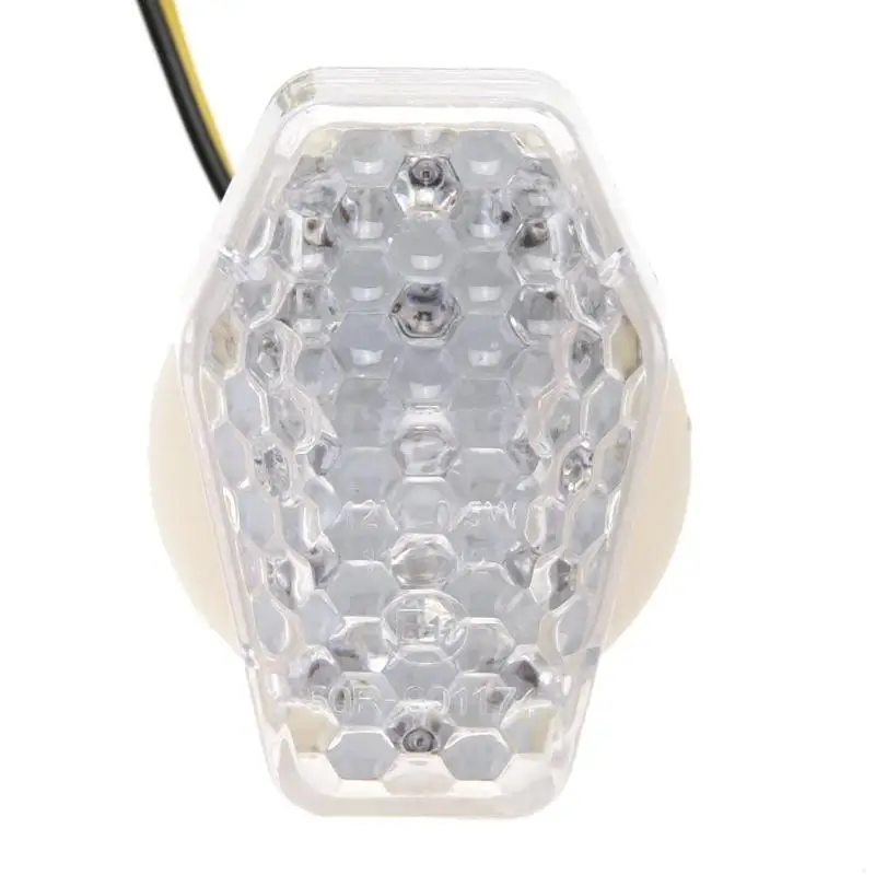 1 пара 12V мотоцикл светодиодный поворотник Световые индикаторы заподлицо мигалки
