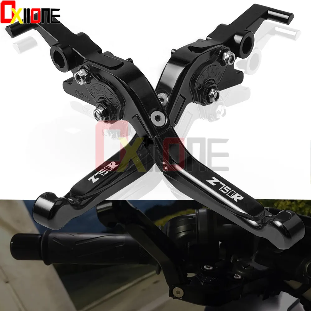 

Motorcycle Motorbike CNC Adjustable Folding Foldable Extendable Brake Clutch Lever For Kawasaki Z750R 2011 2012 Z 750 Z750 R