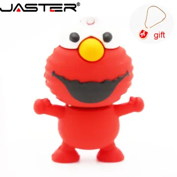 

JASTER 100% real capacity memory stick 2GB 4GB 8GB 16GB 32GB Mini Elmo USB Flash Drive from SESAME USB pen drive U disk